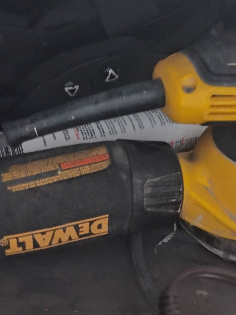 DEWALT Yellow and Black Corded Power Sander